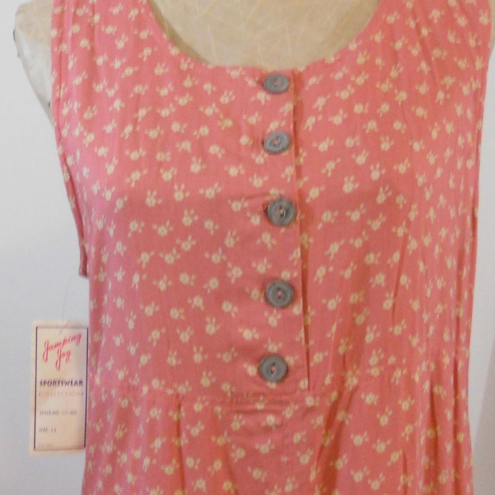 Jumping Joy Maxi Dress Sleeveless  NWT Sz 11 Rayon